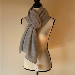 NWT Free People Cashmere Blanket Scarf (Grey/OS)